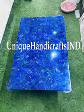 Lapis Lazuli Gemstone Dining Table Top Blue Table Top Kitchen Counter Slab Lapis Lazuli Center Table Top Unique Handicrafts IND